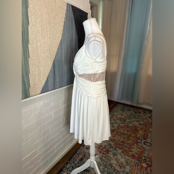 BCBG Max Azria Cream Cocktail Dress - Picture 7 of 10